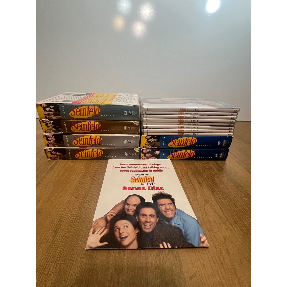 Seinfeld The Complete Series DVD Lot Seasons 1-9 with Exclusive Bonus Disc